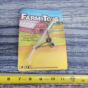 Vintage 1986 Ertl 1/64 scale FS grain auger white and black sealed